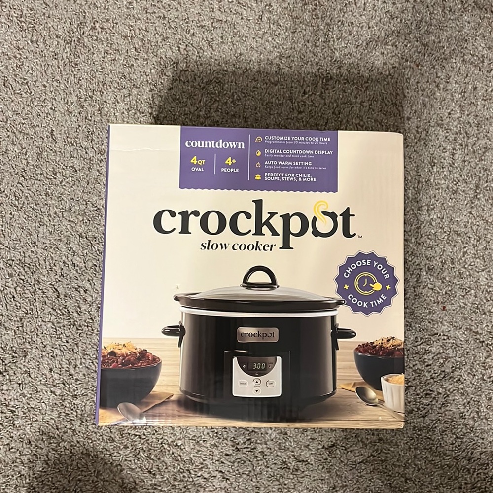 Brand new Crockpot. Never opened.